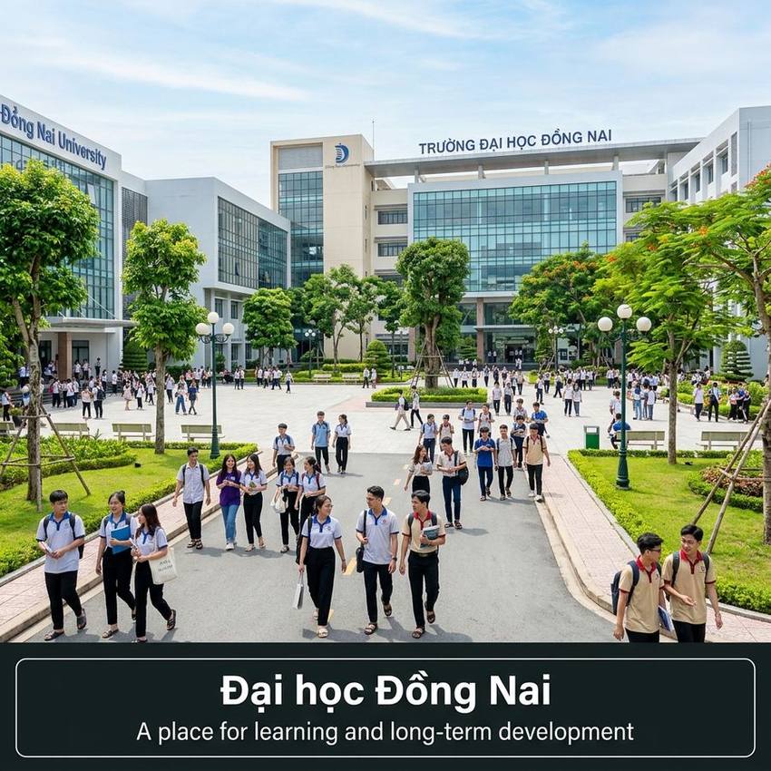 Đại học Đồng Nai — trường học ngay gần khu vực