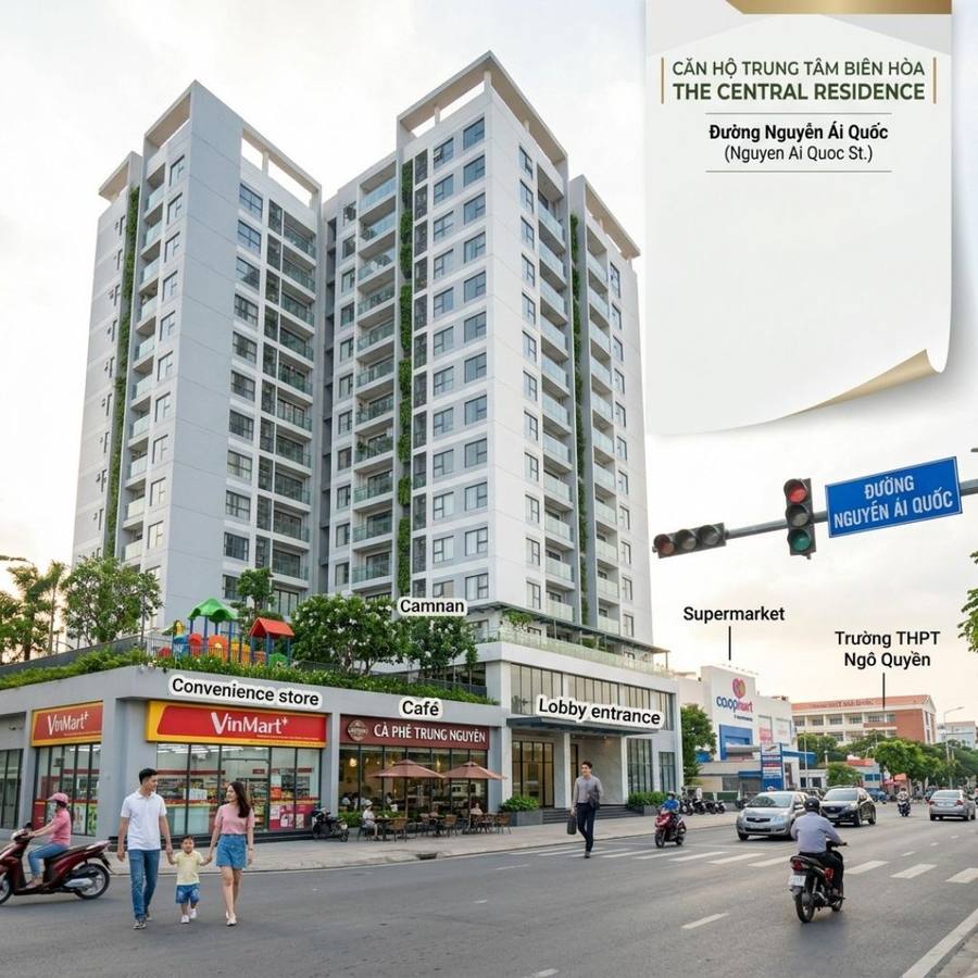 Ấn phẩm vị trí vàng: liền kề trung tâm thương mại, nút giao lớn, ga metro và sân bay Long Thành